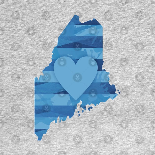 Maine Heart by Dale Preston Design